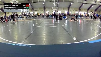 157 B Champ. Round 2 - Bradley Spencer, Wheeling University vs Jovanni Greco, Ohio Northern Univerity