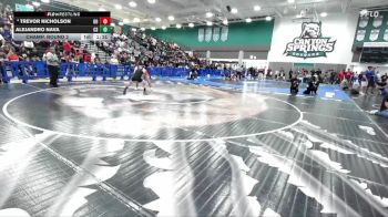 126 lbs Champ. Round 2 - Alejandro Nava, Canyon Springs vs Trevor Nicholson, Great Oak