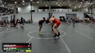 165 lbs Round 2 (8 Team) - Blake Jacobson, Impact Silver vs Landon Delara, Validus WC Gold