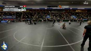 132 lbs Semifinal - Trevor Christenson, Basehor-Linwood HS vs Jason Hampton, Joliet (Catholic Academy)