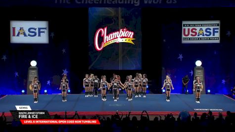 South Jersey Storm - Fire & Ice [2026 L6 International Open Coed Non Tumbling Semis] 2026 The Cheerleading Worlds