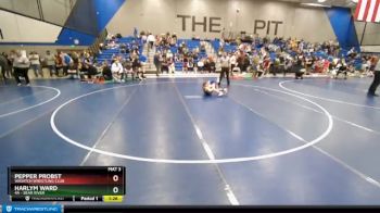 66 lbs Semifinal - Harlym Ward, 4A - Bear River vs Pepper Probst, Wasatch Wrestling Club