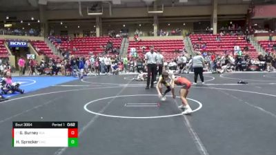 64 lbs Cons. Round 5 - Geo Burney, RSA vs Hunter Sprecker, Carroll Wrestling Club