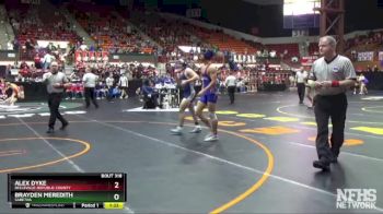 3-2-1A 165 Quarterfinal - Brayden Meredith, Sabetha vs Alex Dyke, Belleville-Republic County