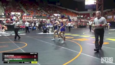 3-2-1A 165 Quarterfinal - Brayden Meredith, Sabetha vs Alex Dyke, Belleville-Republic County