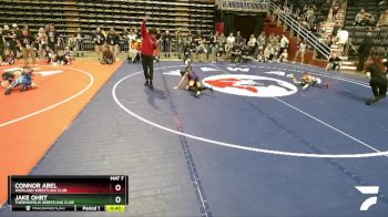 62 lbs Champ. Round 1 - Connor Abel, Worland Wrestling Club vs Jake Ohrt, Thermopolis Wrestling Club