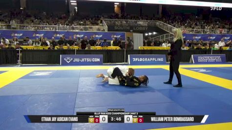 Ethan Jay Asican Evans vs William Peter Bombassaro 2026 Pan Kids Jiu-Jitsu IBJJF Championship