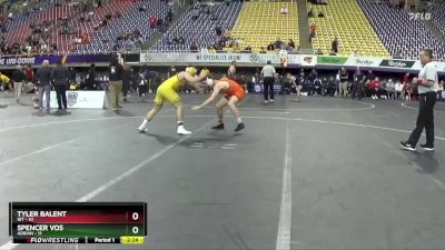 174 lbs Semis & 1st Wrestleback (8 Team) - Tyler Balent, RIT vs Spencer Vos, Adrian