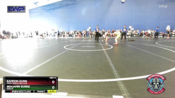 90-95 lbs Round 2 - Benjamin Burke, Bobcat vs Kamdon Gunn, Paola Wrestling Club
