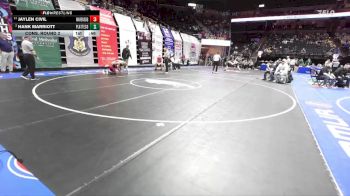 126 Class 3 lbs Cons. Round 2 - Jaylen Civil, Warrensburg vs Hank Marriott, Platte County