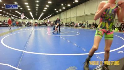 64 lbs Semifinal - Knox Presley, Untouchables 12u Blue vs Caedmon Robinson, Shelton Wrestling Academy 12U