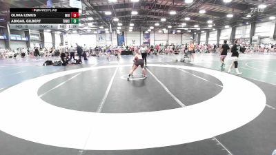 126 lbs Rr Rnd 3 - Olivia Lemus, Indiana Outlaws Purple vs Abigail Gilbert, TNWC Divas
