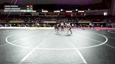 157 lbs Round Of 64 - Jayden Freeman, Washington State vs Andres Hernandez, Colorado State