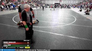 150 lbs Semifinal - Henry Niebauer, Hortonville vs Cole Reid, Muskego