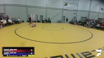 106 lbs 4th Wrestleback (16 Team) - Olivia Weiland, Georgia Blue vs Isabel Kaplan, Indiana