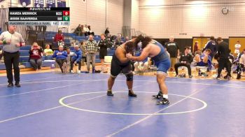 285 lbs Placement Matches (8 Team) - Hamza Merrick, Niagara CC vs Jesse Saaverda, Harper
