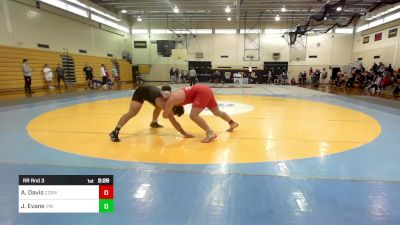 285C lbs Rr Rnd 3 - Ashton Davis, Cornell vs Josh Evans, Vmi