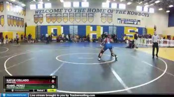 145 lbs Quarterfinal - Isabel Perez, Freedom (Orlando) vs Kaylie Collado, Poinciana