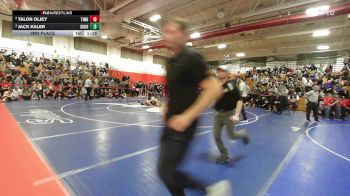126 lbs 3rd Place - Talon Oljey, Timberlane vs Jack Kaler, Souhegan