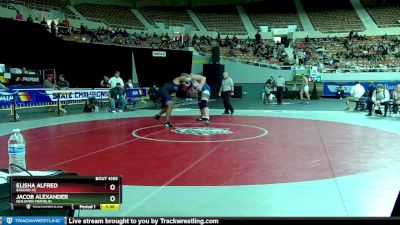 D4-285 lbs Quarterfinal - Jacob Alexander, Benjamin Franklin vs Elisha Alfred, Bagdad HS