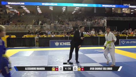 Ayub Shuhrat Ogli Umar vs Alessandro Imamura 2025 Pan Kids Jiu-Jitsu IBJJF Championship