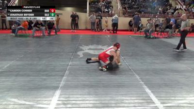 90_B lbs Round Of 16 - Camden Conner, Chartiers-Houston vs Jonathan Snyder, Bald Eagle Area