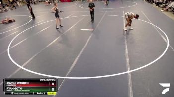 120 lbs Cons. Round 2 - Jovoni Warren, Minnesota vs Ryan Goth, Pinnacle Wrestling Club