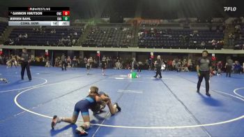 65 lbs Cons. Semi - Jebsen Bahl, Sarbacker Wrestling Academy vs Gannon Knutson, Outlaw Wrestling Club