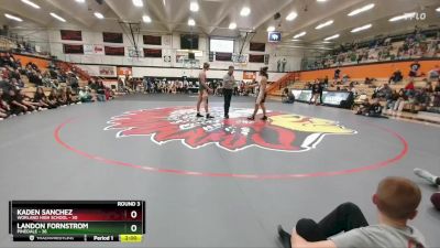 165 lbs Round 3 (6 Team) - Landon Fornstrom, Pinedale vs Kaden Sanchez, Worland High School