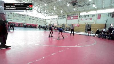 115 lbs Quarterfinal - Grace Leach, Alhambra (Martinez) vs Solei Tello, Clayton Valley School