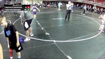 100 lbs Champ. Round 1 - John Luke Benavides, Scottsbluff Wrestling Club vs Braxton Scarborough, GI Grapplers