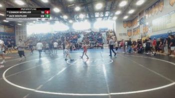 106 lbs Cons. Round 3 - Connor McMiller, Unattached vs Jace Boutilier, Harmony