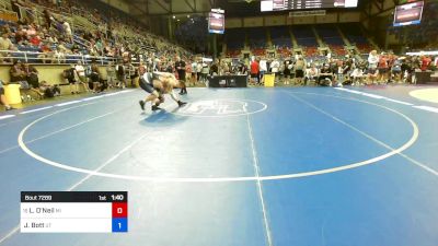 215 lbs Cons 32 #1 - Liam O'Neil, MI vs Jake Bott, UT