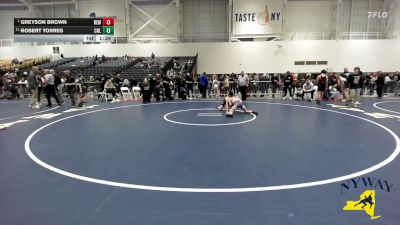 106 lbs 1st Place Match - Greyson Brown, Revolution Elite Wrestling vs Robert Torres, Club Not Listed