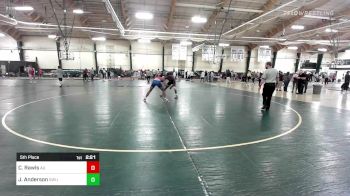 184 lbs 5th Place - Carsten Rawls, American vs Jha'Quan Anderson, Gardner-Webb