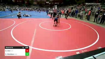 73 lbs Round Of 16 - Dakota Ivey, Blue Devil Wrestling Club vs Serenity Mendoza, Wagoner Heat