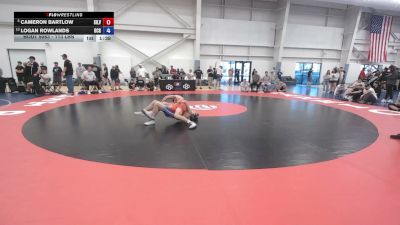 113 lbs Cons. Sub-quarters - Cameron Bartlow, Silvaback vs Logan Rowlands, Ohio Crazy Goats