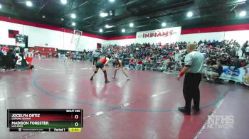 130 lbs Cons. Round 1 - Madison Forester, Los Osos vs Jocelyn Ortiz, Corona Senior