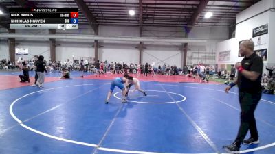 120 lbs Rr Rnd 2 - Nick Banos, Triumph Maize - HS vs Nicholas Nguyen, Dark Horse Black - HS