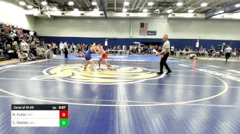 133 lbs Consi Of 16 #2 - Rocco Futia, Cortland vs Christopher Gomez, Johnson & Wales