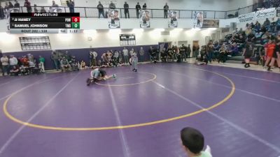 138 lbs 1st Place Match - Samuel Johnson, Thermopolis vs Jj Haney, Powell Middle School