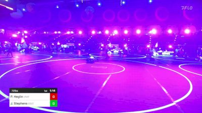 72 lbs Rr Rnd 4 - Presley Heglin, Unattached vs Jolee Stephens, South Central Punisher WC