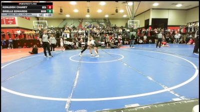 126 lbs Round Of 16 - Kenleigh Chaney, McAlester vs Brielle Edwards, Mannford