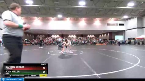 1A/2A 145 Cons. Round 1 - Kamden Sorgee, Landrum vs Josh Miller, Dixie