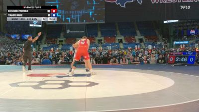 215 lbs Cons. Rd Of 64 - Brodie Purtle, MO vs Yahir Ruiz, AR