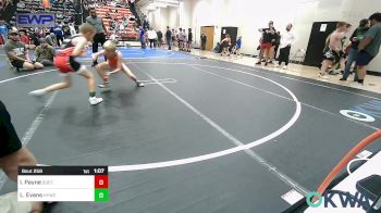 67-70 lbs Rr Rnd 4 - Ike Payne, Quezada Wrestling Academy vs Locklyn Evans, Hilldale Youth Wrestling Club