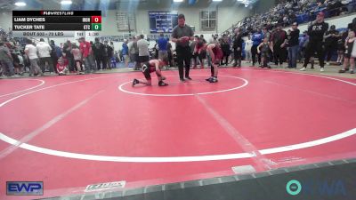 70 lbs Round Of 16 - Liam Dyches, IRONMEN Wrestling Club vs Tucker Tate, Grove Takedown Club