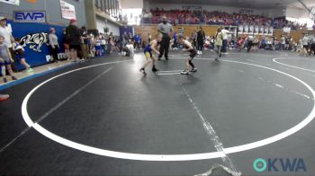 49 lbs Quarterfinal - Luke Baysinger, Blanchard Wrestling Club vs Hunter Jackson, Noble Takedown Club