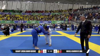 Mikaela Barros De Lima vs Kauany Lorena Ramos Queiroz 2025 Brasileiro Jiu-Jitsu IBJJF