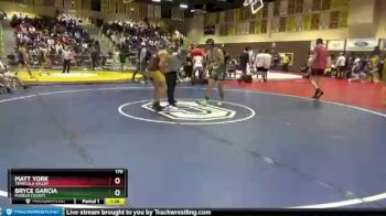 170 lbs Quarterfinal - Matt York, Temecula Valley vs Bryce Garcia, Pueblo County